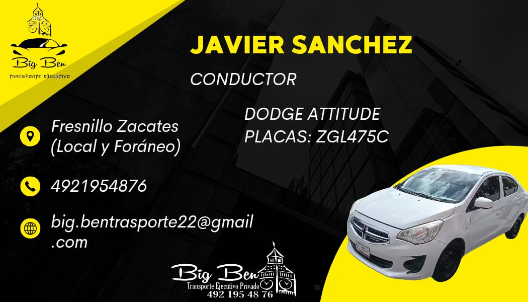 Conductor Javier