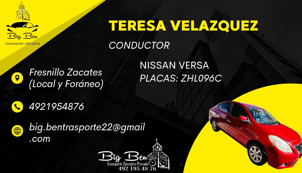 Conductor Teresa Velazquez